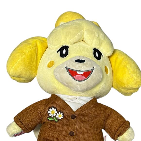 Build A Bear Animal Crossing New Horizons Isabelle Plush Toy 18" Winter Outfit - Picture 2 of 7